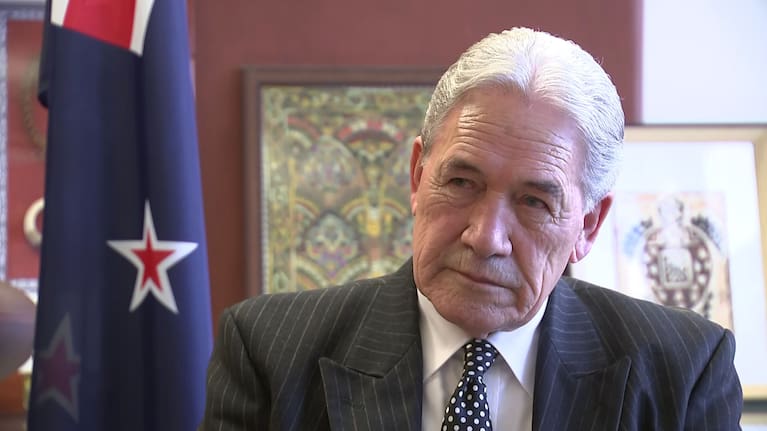 New Zealand First leader Winston Peters.