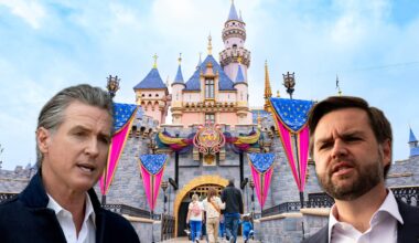 Newsom criticizes JD Vance for Disneyland visit after immigration raids