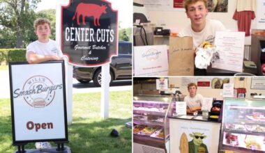 Long Island teen starts burger business where veterans eat for free, proceeds support military members