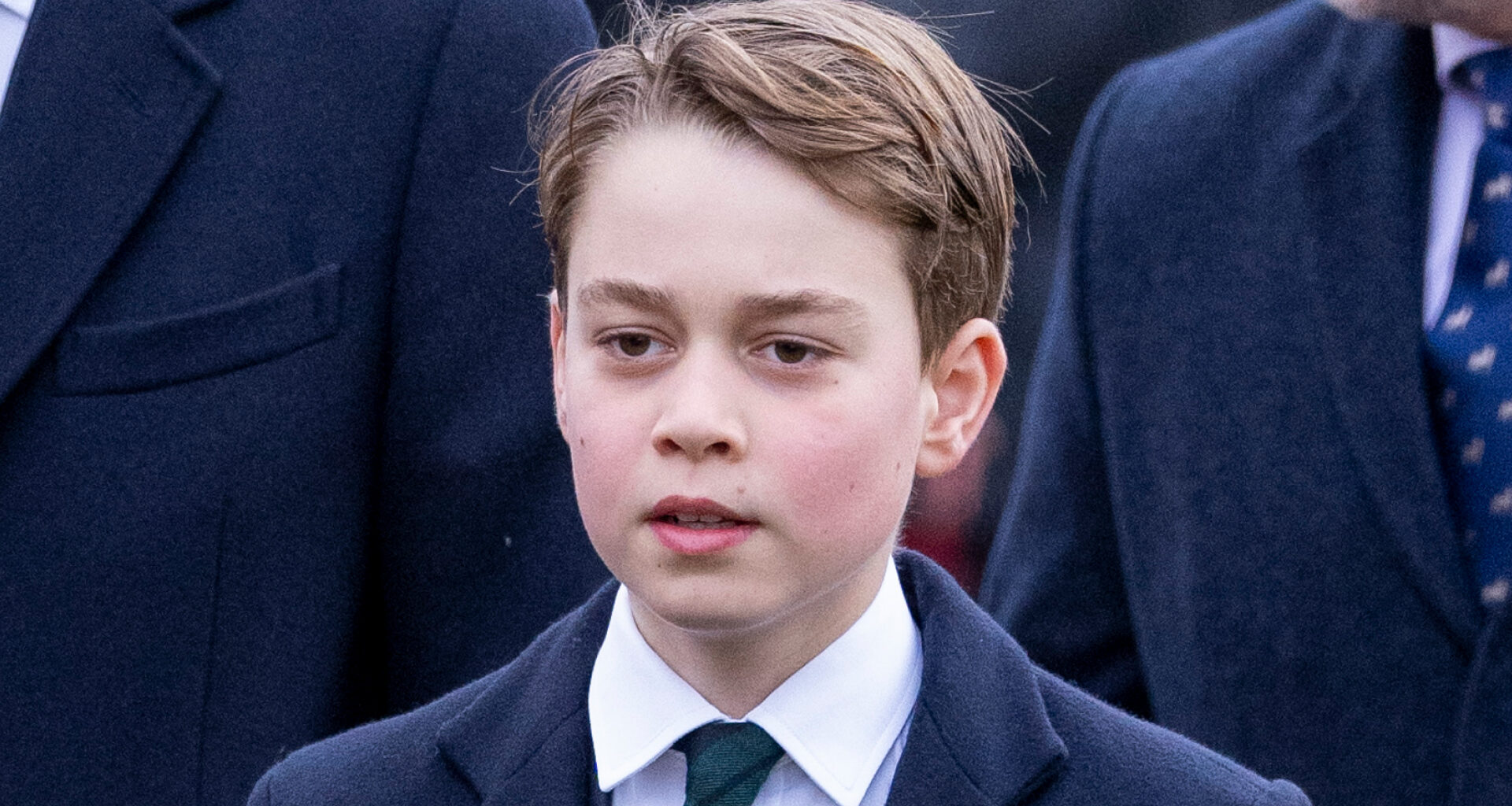 Prince George wears a suit and tie to church in Sandringham on Christmas Day in 2024