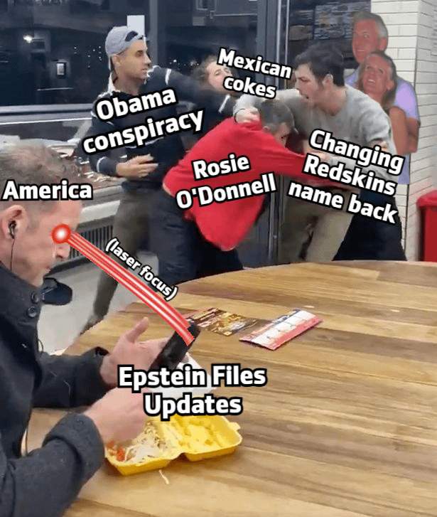 Don't get distracted! Stay focused, people!