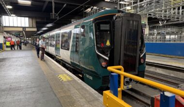I was on the first London Northwestern Railway Class 730/2 train