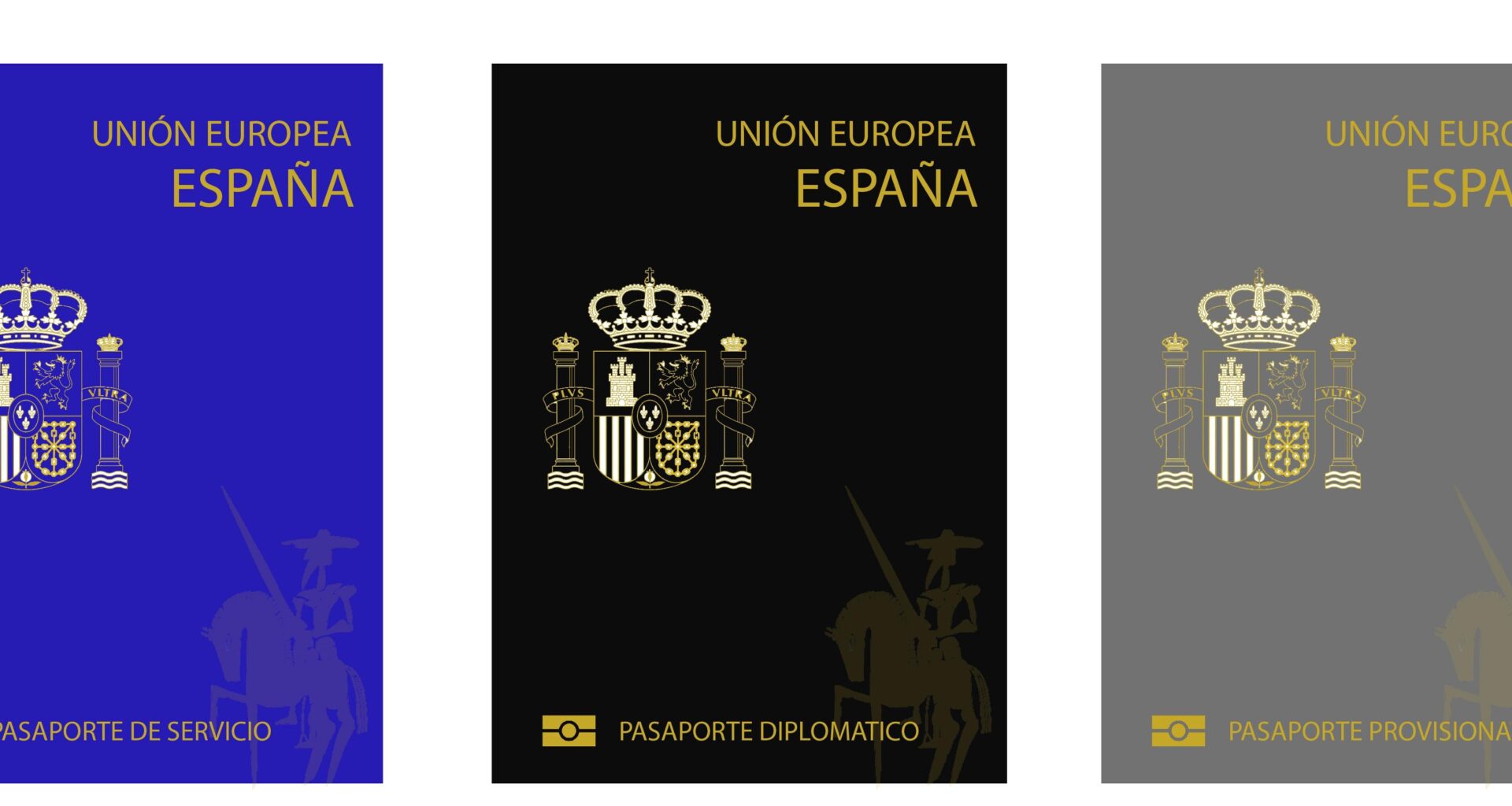 Rediseño concepto portada de pasaporte Español