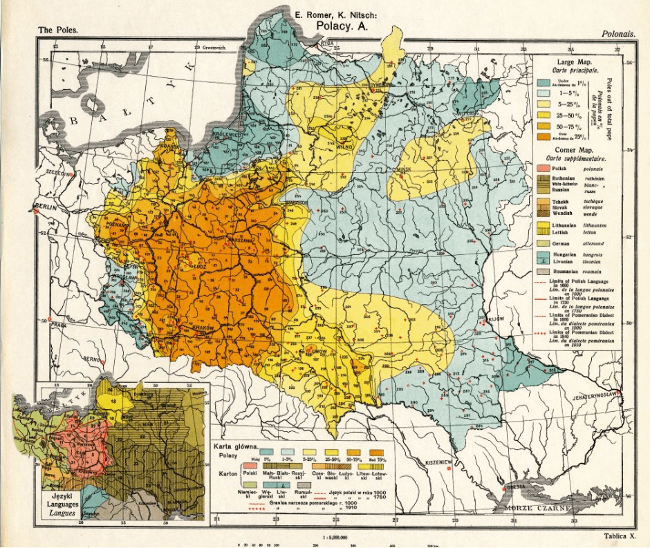 Ethnic Poles in Eastern Europe before WW1