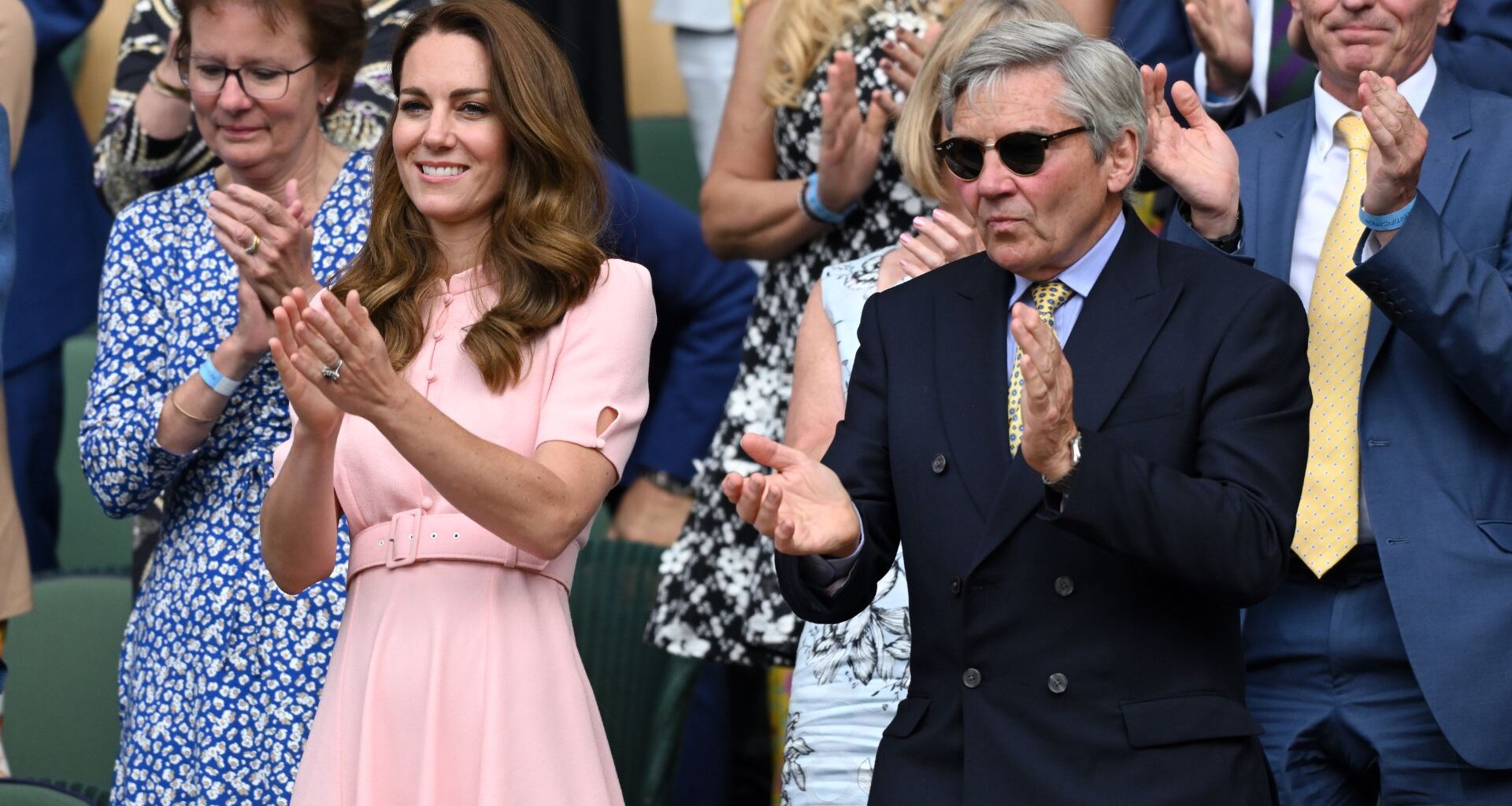 Kate Middleton and Michael Middleton at Wimbledon