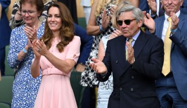 Kate Middleton and Michael Middleton at Wimbledon