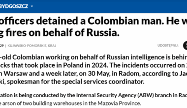 Colombian behind two 2024 arson attacks, hired by Russian state
