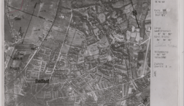 Does anyone know what part of Belfast this German ww2 map looks over?