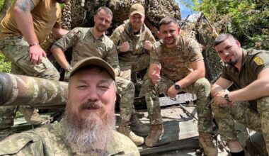 The Commander of Ukrainian Unmanned System Forces, Magyar, posted a photo with the commanders of five units from the Drone Line. 26.07.2025