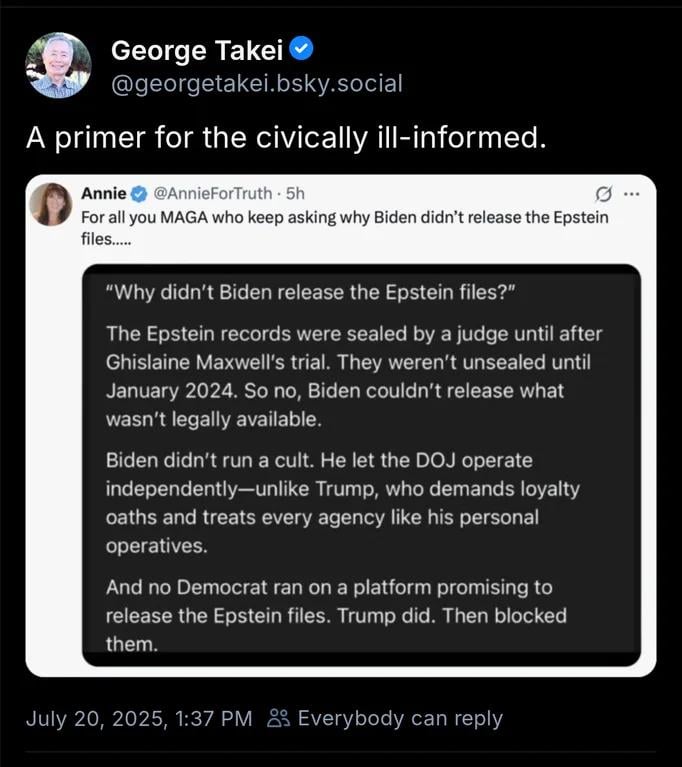 For all the "but Biden" people