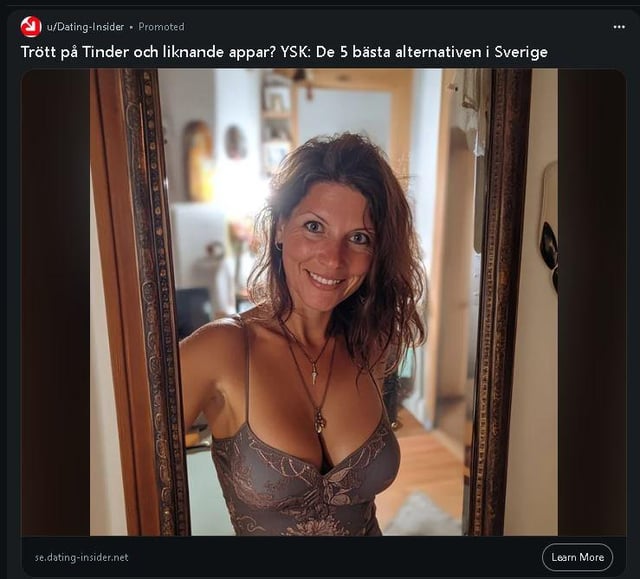 Får ni också upp såna här ai genererade reklaminlägg som mitt antivirus säger är potentiellt bedrägeri.