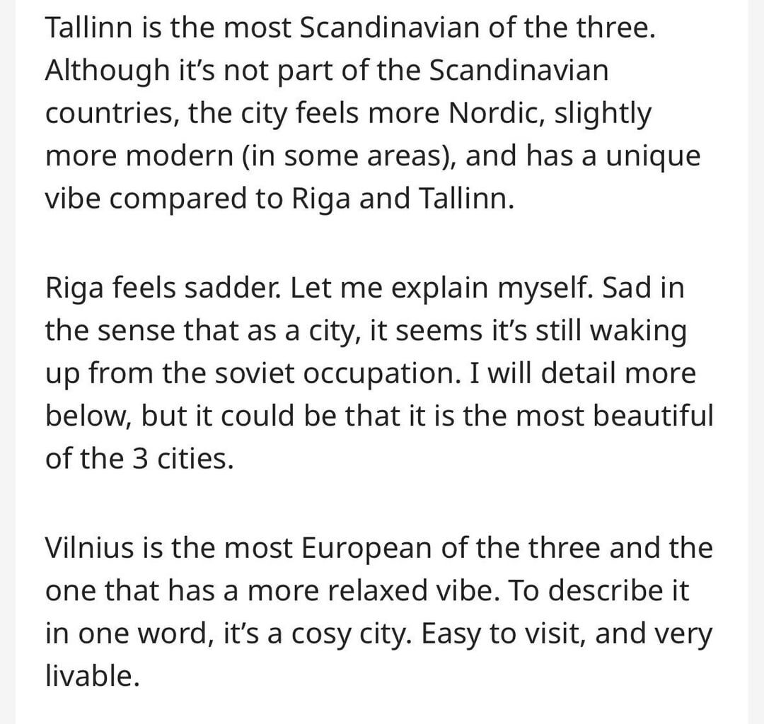 Atradu kārtējo Baltijas galvaspilsētu salīdzinājumu kādā blogā... nu #vissirslikti ATKAL