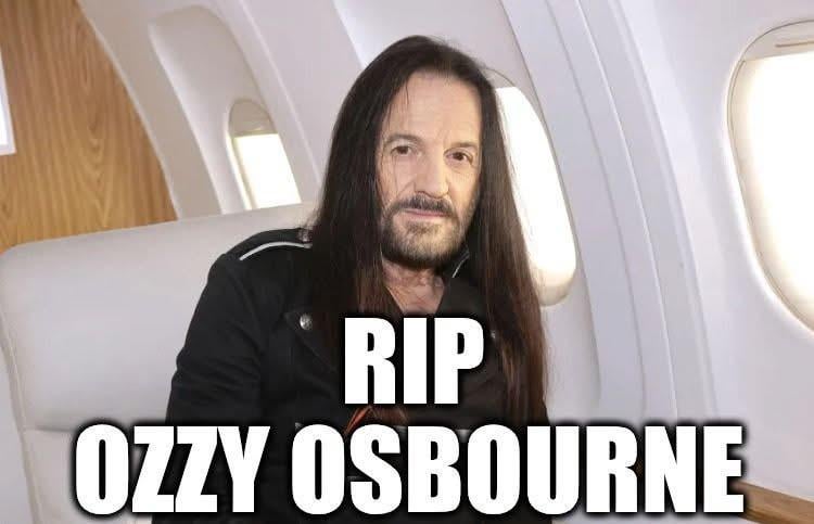Triste jour. RIP en paix Ozzy.