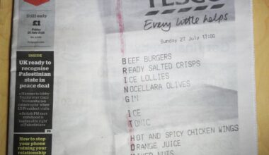Hello, I'm the guy who makes "poems" from receipts. Here's my 4th receipt. It's a response to Tesco who have created ads with a similar idea for their current Women's Euros campaign. You know what they say about imitation...