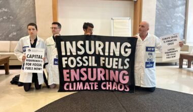 Scientists for XR occupy the Bank of England