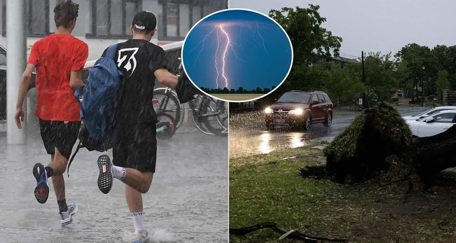 počasie búrka dážď blesk