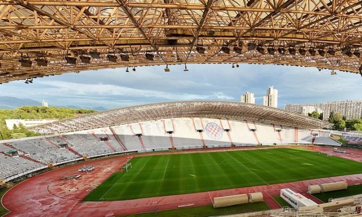 Dinamo offers Hajduk help after storm damages Poljud Stadium