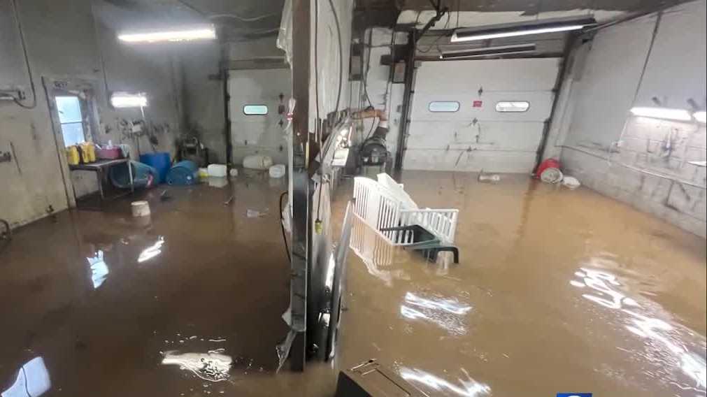 A Manheim borough business is rebuilding after major flooding