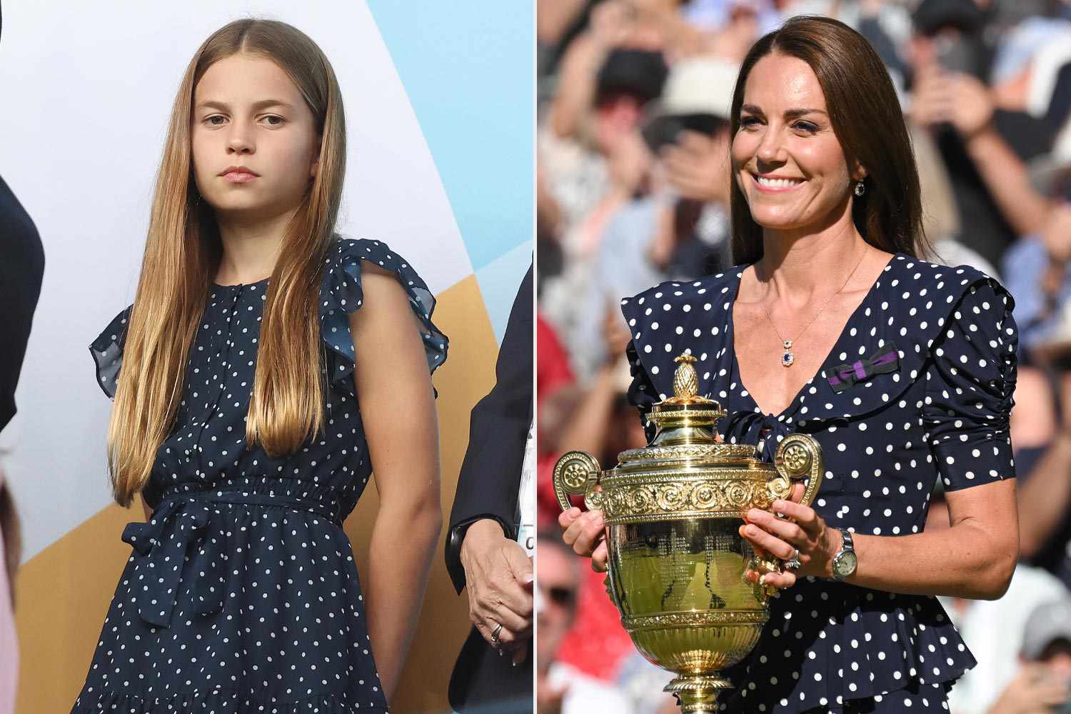 Princess Charlotte's Polka Dot Look Is Mini-Me with Mom Kate Middleton