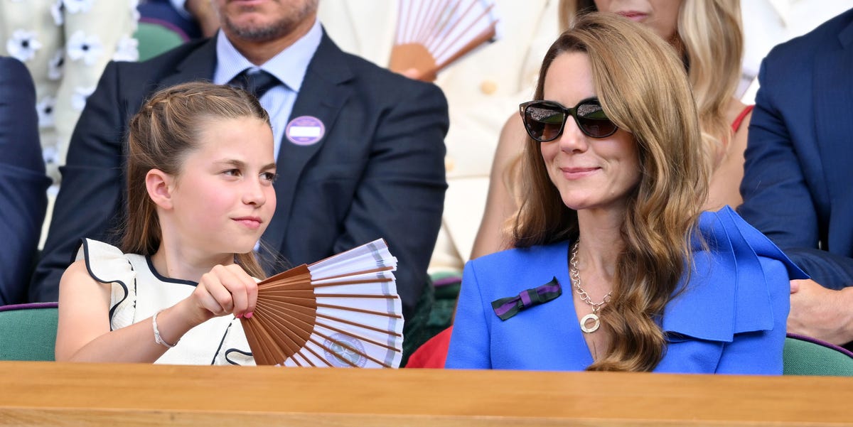 Princess of Wales and Princess Charlotte look stunning in summer dresses at Wimbledon