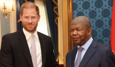 Prince Harry travels to Angola to back landmine clearance, nearly three decades after Diana’s visit