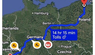 Did anyone else realise it took so long to cross Germany?