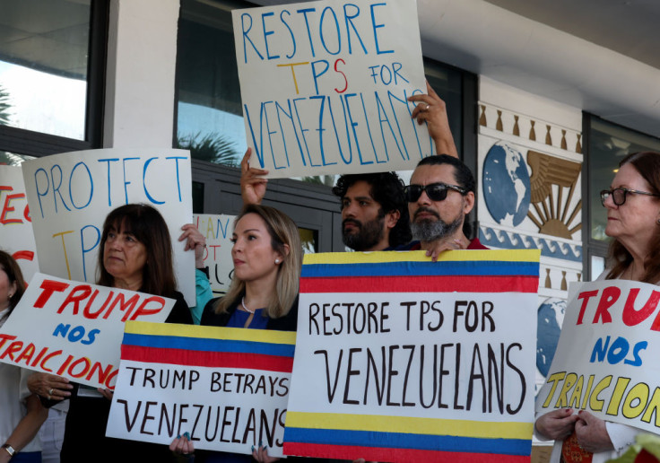  Protest in favor of reinstating TPS for Venezuelans (February, 2025)