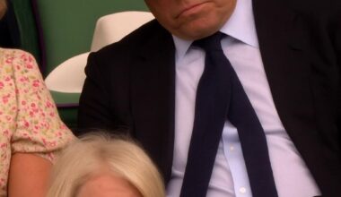 Snoozing at Wimbledon