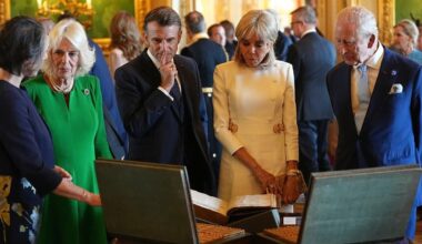 French president, Kate and William attend star-studded banquet hosted by King Charles