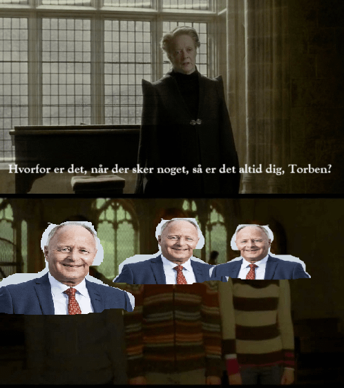 Torben har travlt med at være træls.