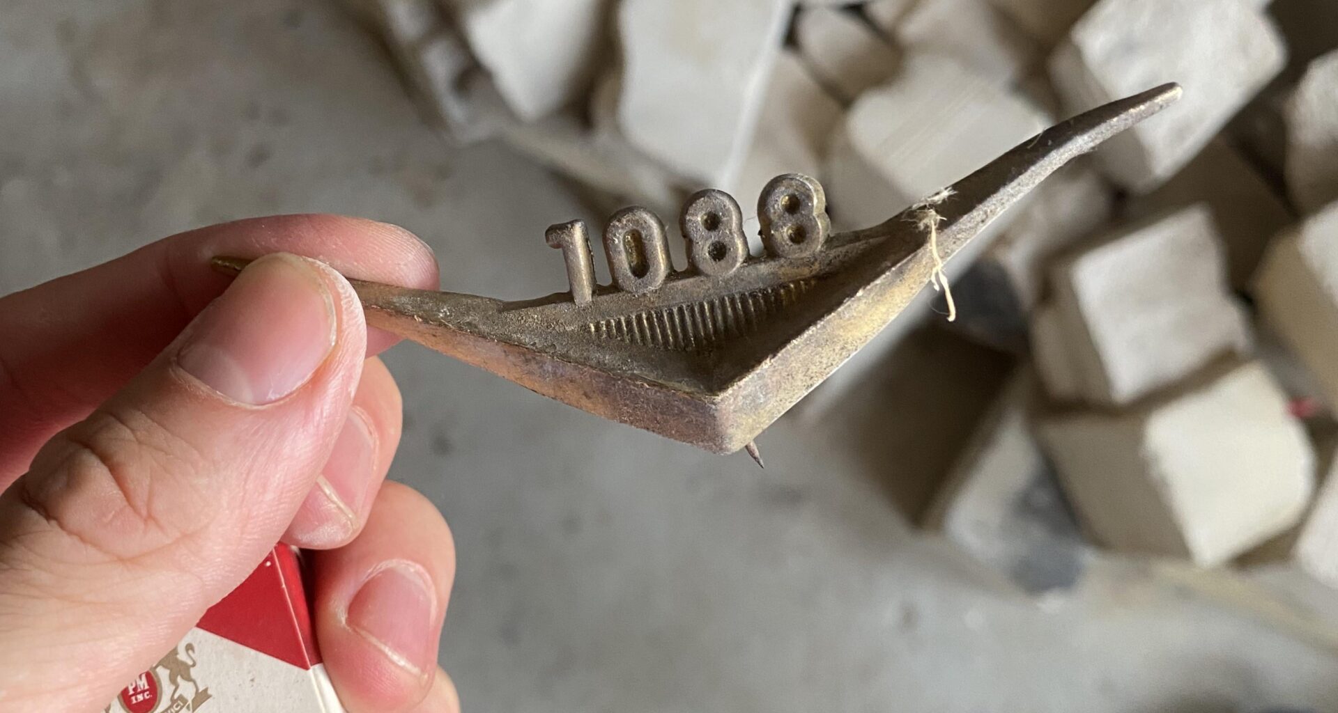 Old pin found while renovating house in Germany