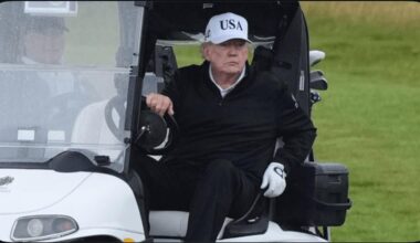 Convicted Felon and Close Friend of Paedophile Uncharacteristically Leaves Orange Paint at Home as UK Taxpayers Fork Out £14 Million for Security at His Own Golf Course in Scotland