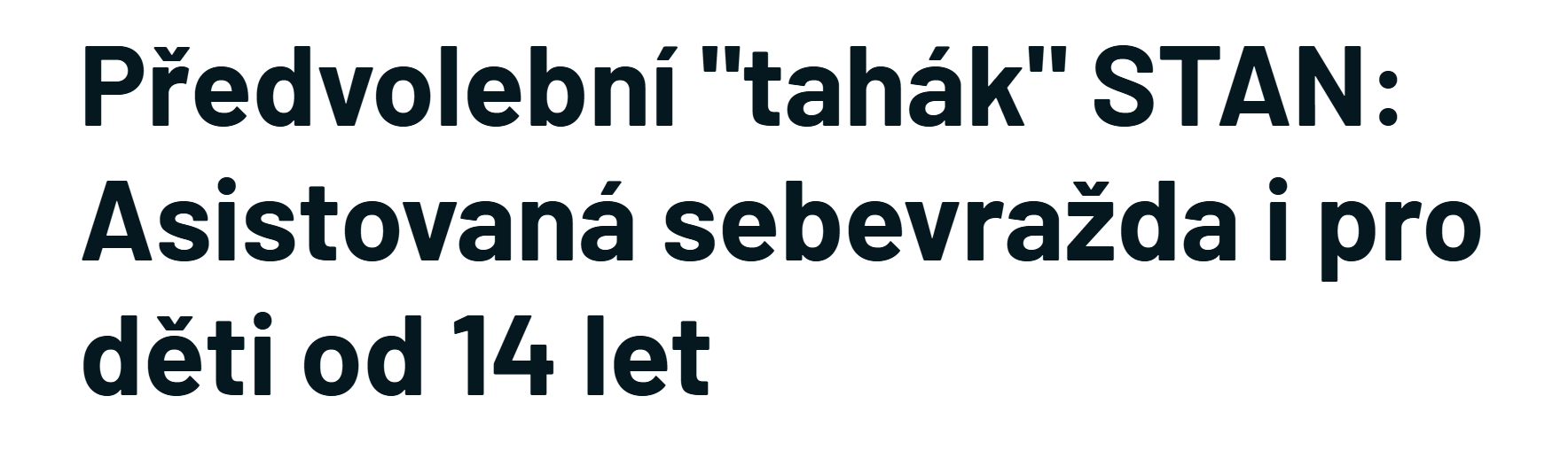 Čas na kontroverzní téma;) Má být legální zabít dítě, pokud si to přeje?