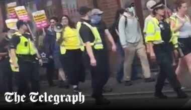 Police take pro-migrant protesters to asylum hotel. Police have admitted escorting pro-migrant protesters to an asylum hotel at the centre of days of volatile demonstrations.