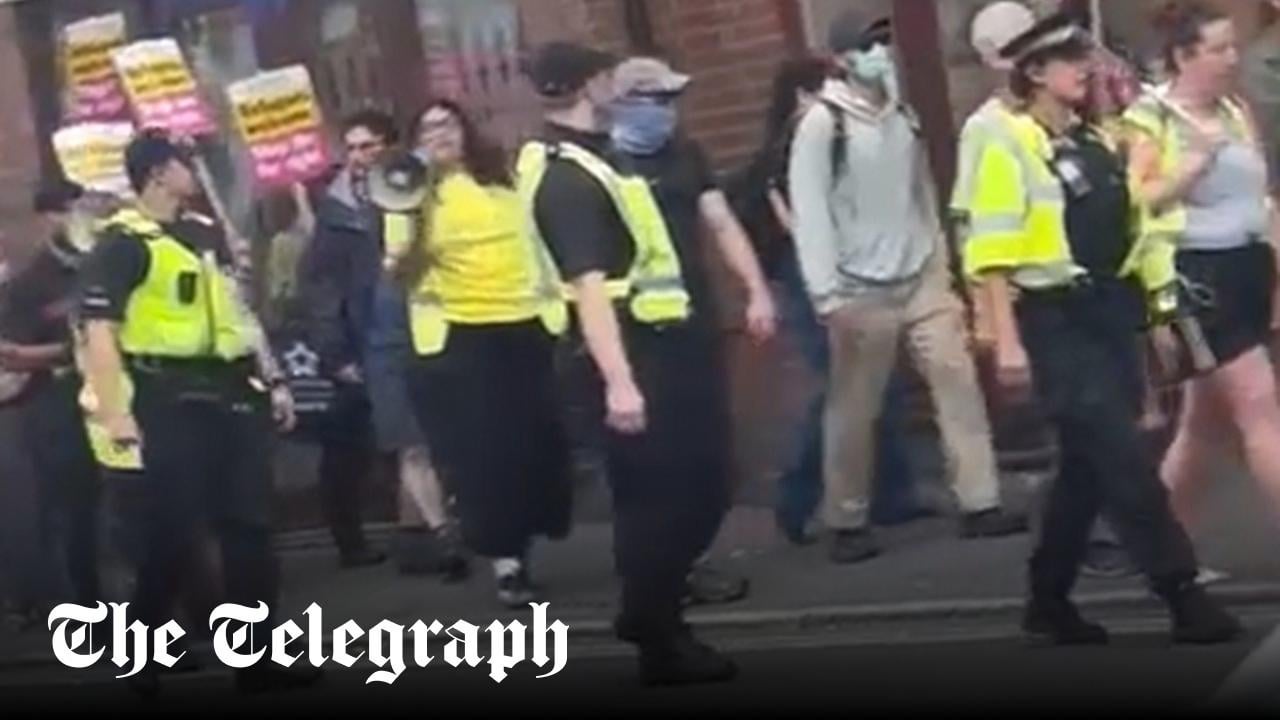 Police take pro-migrant protesters to asylum hotel. Police have admitted escorting pro-migrant protesters to an asylum hotel at the centre of days of volatile demonstrations.