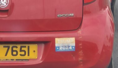 Seen in Derry traffic today