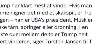 Torsten Jansen har vidst ikke prøvet skak før