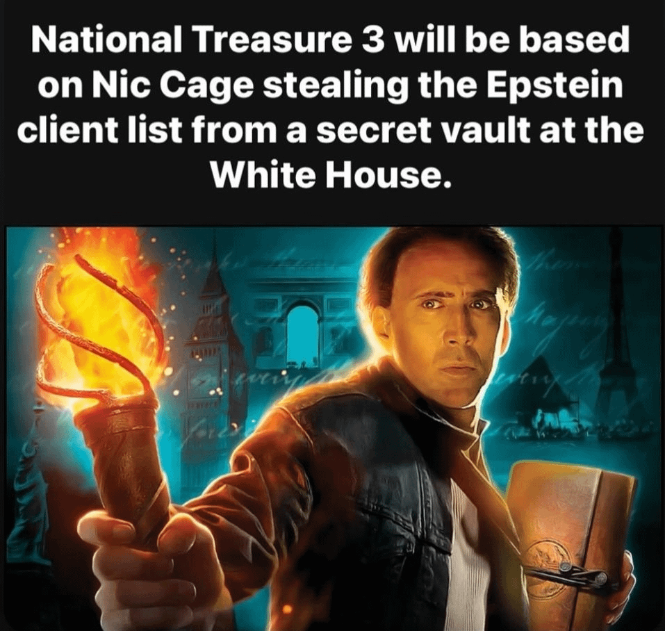 Nic Cage will save the day.
