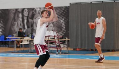 Latvia's basketball stars meet for pre-championship training camp / Article