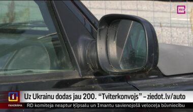 200th 'Twitter convoy' leaves Latvia for Ukraine / Article