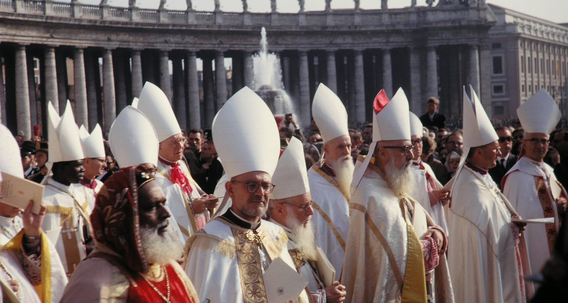 Real Vatican bishops catwalk in Dolce & Gabbana show in Rome