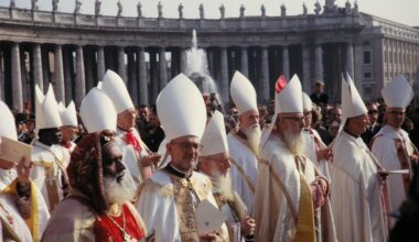 Real Vatican bishops catwalk in Dolce & Gabbana show in Rome