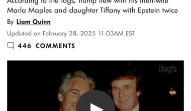 Trump Named in Epstein Flight Logs Released by His Own Attorney General🤔