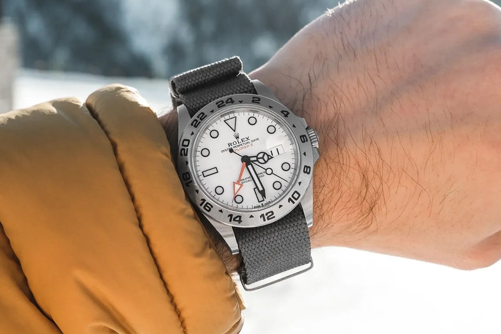 rolex explorer ii nato