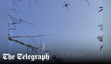 Ukrainian soldier escapes on e-bike delivered by drone