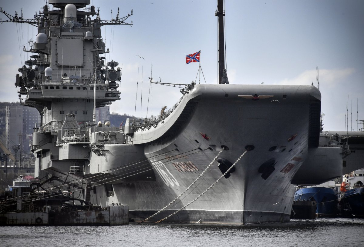 Russian aircraft carrier Admiral Kuznetsov