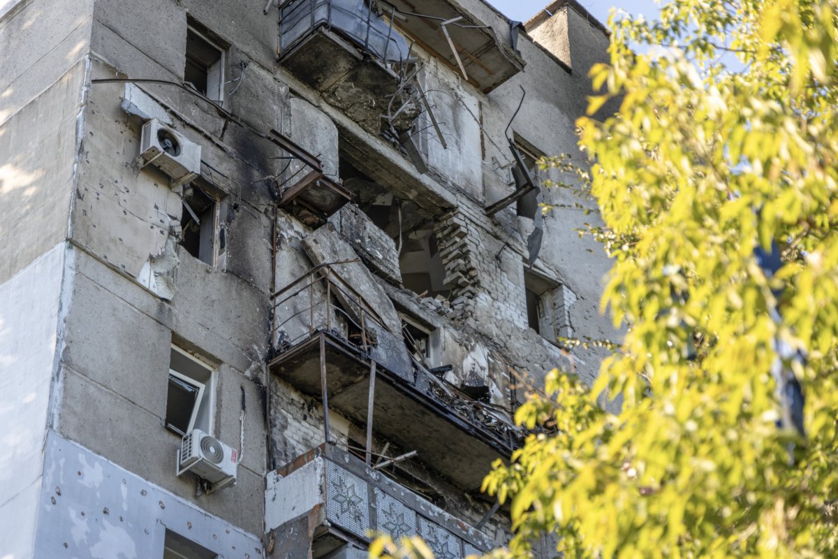 Russian drone damage
