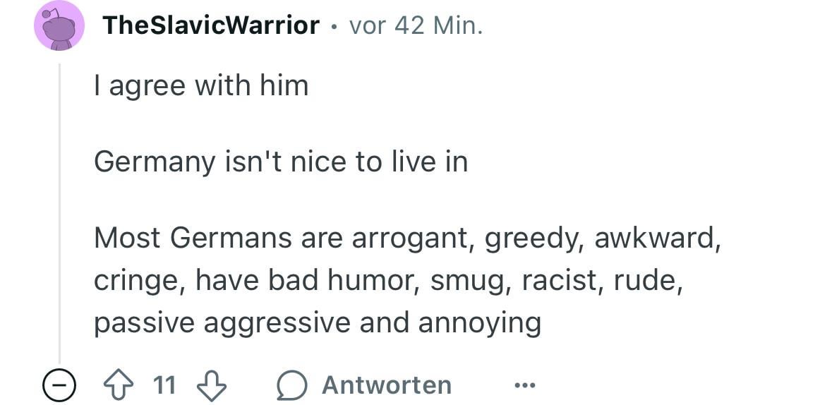 Why wont Germans be friends with me?? Meanwhile their attitude: