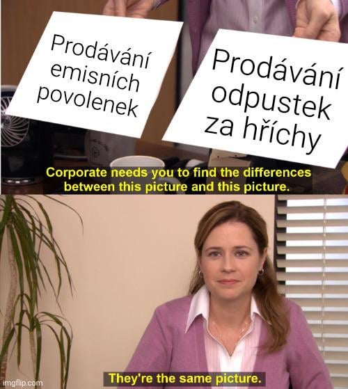 Disputace o moci povolenek emisních - 95 tezí pražských