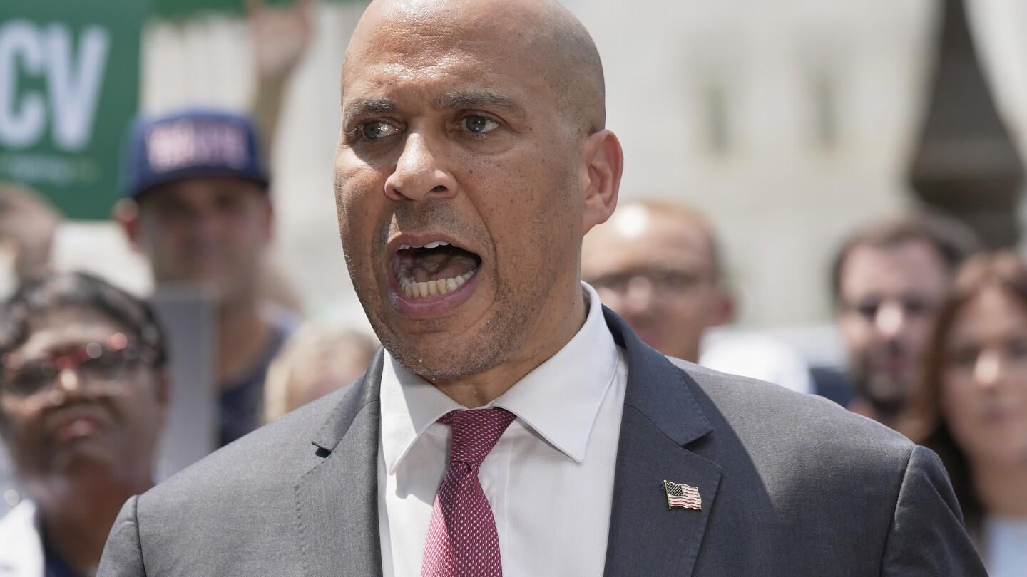 Sen. Cory Booker in angry outburst says 'complicit' Democrats need a 'wake-up call'